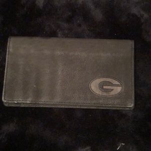 Georgia bulldogs check book holder